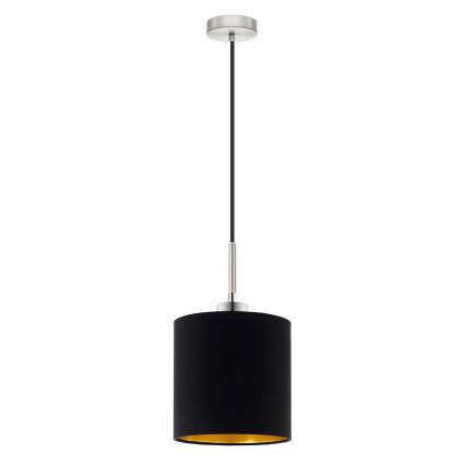 Eglo - LED  Lustr na lanku TUNJA 1xE27/60W/230V černá