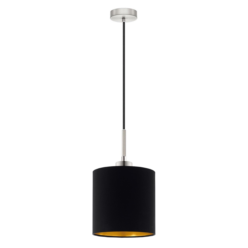 Eglo - LED  Lustr na lanku TUNJA 1xE27/60W/230V černá