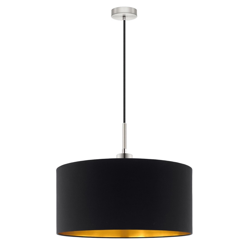 Eglo - LED  Lustr na lanku TUNJA 1xE27/60W/230V černá