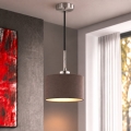 Eglo - LED Lustr na lanku TUNJA 1xE27/60W/230V pr. 20 cm hnědá/černá