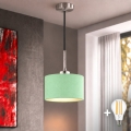 Eglo - LED Lustr na lanku TUNJA 1xE27/60W/230V pr. 20 cm zelená/černá