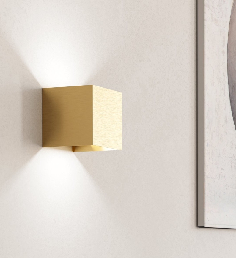 Eglo - LED Nástěnné svítidlo 2xLED/1,5W/230V 3000K zlatá
