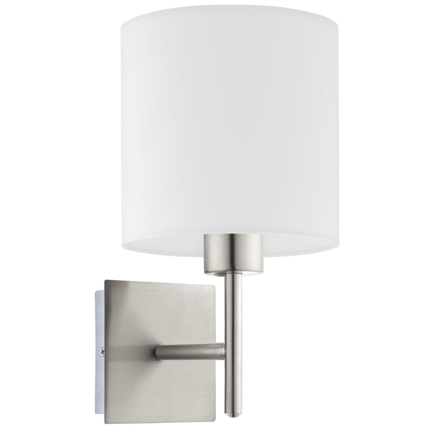 Eglo - LED  Nástěnné svítidlo TUNJA 1xE27/60W/230V matný chrom/bílá