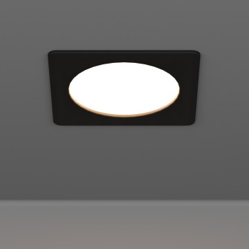 Eglo - LED Podhledové svítidlo LED/6,3W/230V 2700/4000/6500K 11,9x11,9 cm černá