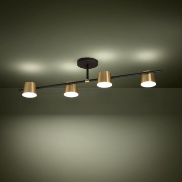 Eglo - LED Přisazený lustr 4xGU10/4,6W/230V 3000K zlatá