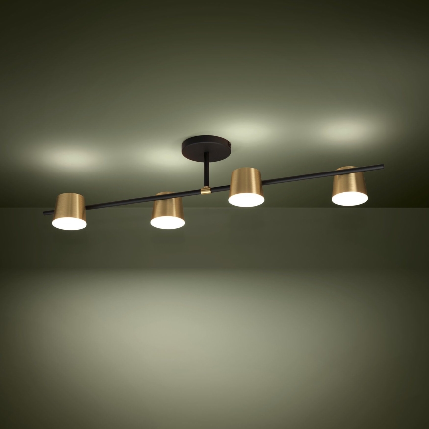 Eglo - LED Přisazený lustr 4xGU10/4,6W/230V 3000K zlatá