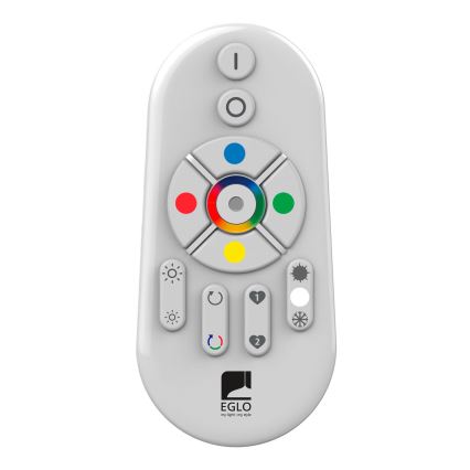 Eglo - LED Přisazený panel SALOBRENA-RW WOOD LED/34W/230V 2700/4000K 124x34 cm tmavě hnědá