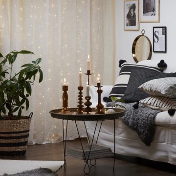 Eglo - LED  řetěz 200xLED 1m teplá bílá