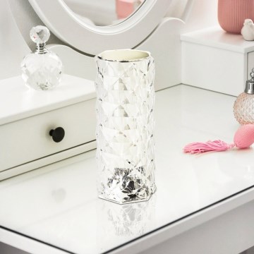 Eglo - LED RGB Stmívatelná dotyková nabíjecí stolní lampa LED/800 mAh čirá