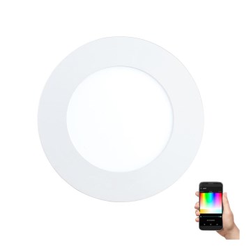 Eglo - LED RGB Stmívatelné podhledové svítidlo FUEVA-C LED/5,4W/230V pr. 12 cm