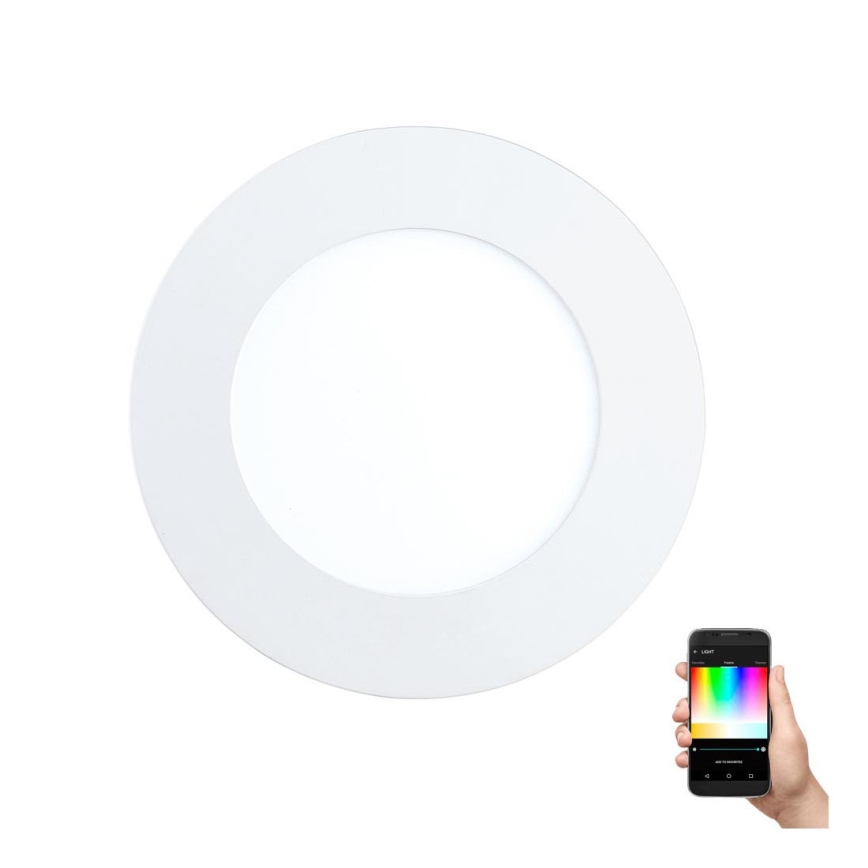 Eglo - LED RGB Stmívatelné podhledové svítidlo FUEVA-C LED/5,4W/230V pr. 12 cm