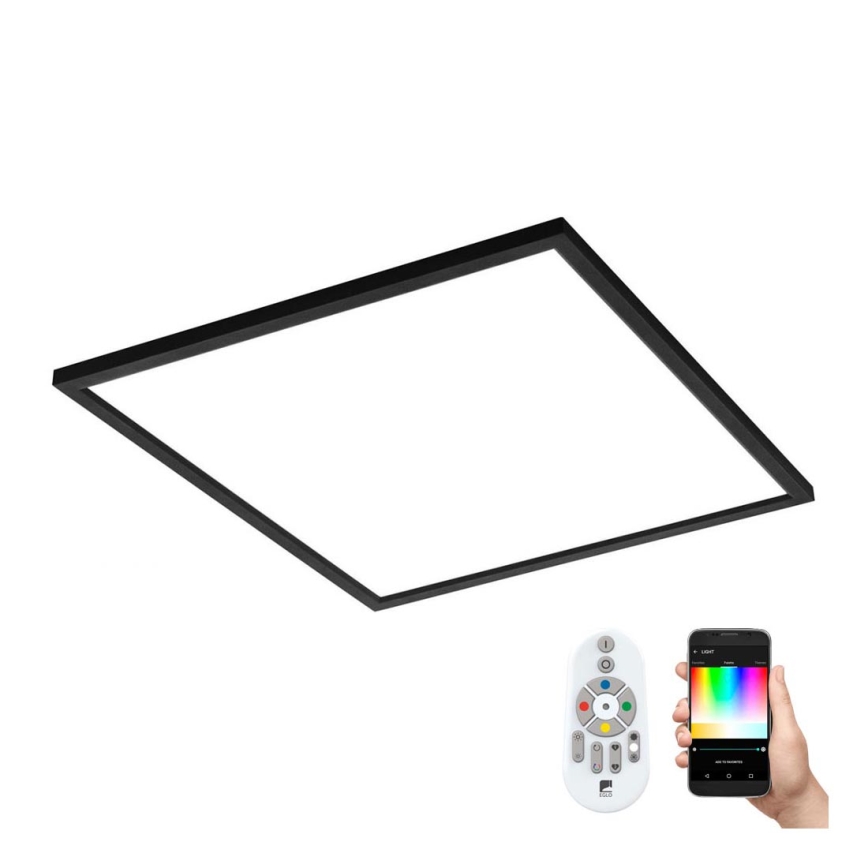 Eglo - LED RGB Stmívatelné stropní svítidlo SALOBRENA-C LED/30,5W/230V + dálkové ovládání