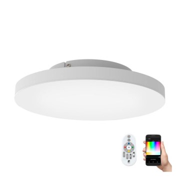 Eglo - LED RGB Stmívatelné stropní svítidlo TURCONA-C LED/20W/230V + DO