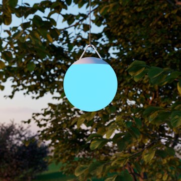 Eglo - LED RGB Stmívatelné venkovní nabíjecí svítidlo LED/2600 mAh IP44 bílá + dálkové ovládání