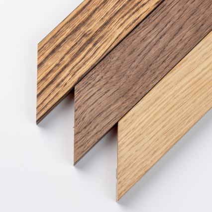 Eglo - LED RGBW Stmívatelný přisazený/podhledový panel SALOBRENA-C WOOD LED/34W/230V 2700-6500K 34x124 cm tmavě hnědá + dálkové ovládání