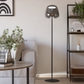Eglo - LED RGBW Stmívatelná stojací lampa LED/15,5W/230V 2700-6500K kouřová