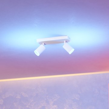 Eglo - LED RGBW Stmívatelné bodové svítidlo 2xLED/3,7W/230V 2700-6500K bílá