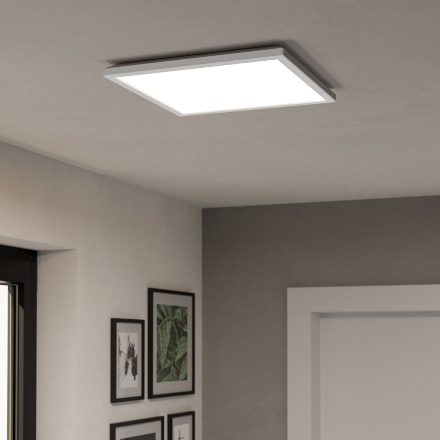 Eglo - LED RGBW Stmívatelné koupelnové stropní svítidlo LED/17,6W/230V 2700-6500K 39x39 cm IP44 bílá ZigBee