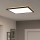 Eglo - LED RGBW Stmívatelné koupelnové stropní svítidlo LED/17W/230V 2700-6500K 50x50cm IP44 černá ZigBee