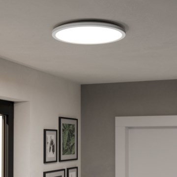 Eglo - LED RGBW Stmívatelné koupelnové stropní svítidlo LED/18,5W/230V 2700-6500K pr.38,9cm IP44 bílá ZigBee