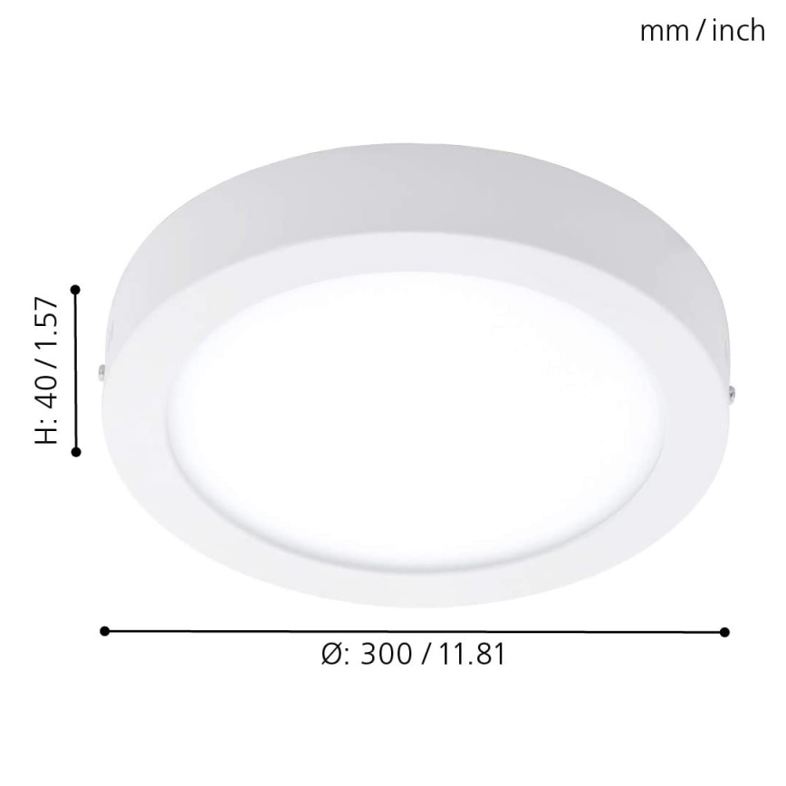 Eglo - LED RGBW Stmívatelné stropní svítidlo FUEVA-C LED/21W/230V