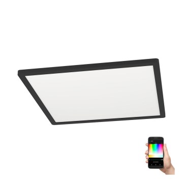 Eglo - LED RGBW Stmívatelné stropní svítidlo LED/16,5W/230V černá ZigBee
