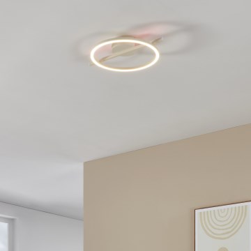 Eglo - LED RGBW Stmívatelné stropní svítidlo LED/17W/230V 2700-6500K bílá + dálkové ovládání