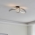 Eglo - LED RGBW Stmívatelné stropní svítidlo LED/22W/230V 2700-6500K černá