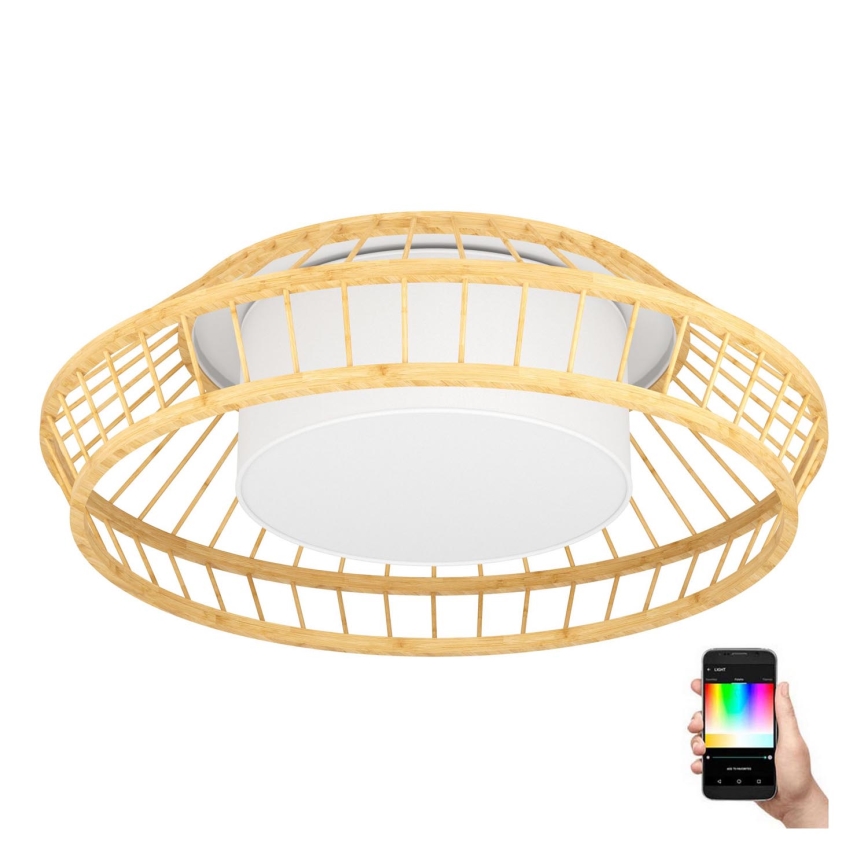 Eglo - LED RGBW Stmívatelné stropní svítidlo LED/22W/230V 2700-6500K