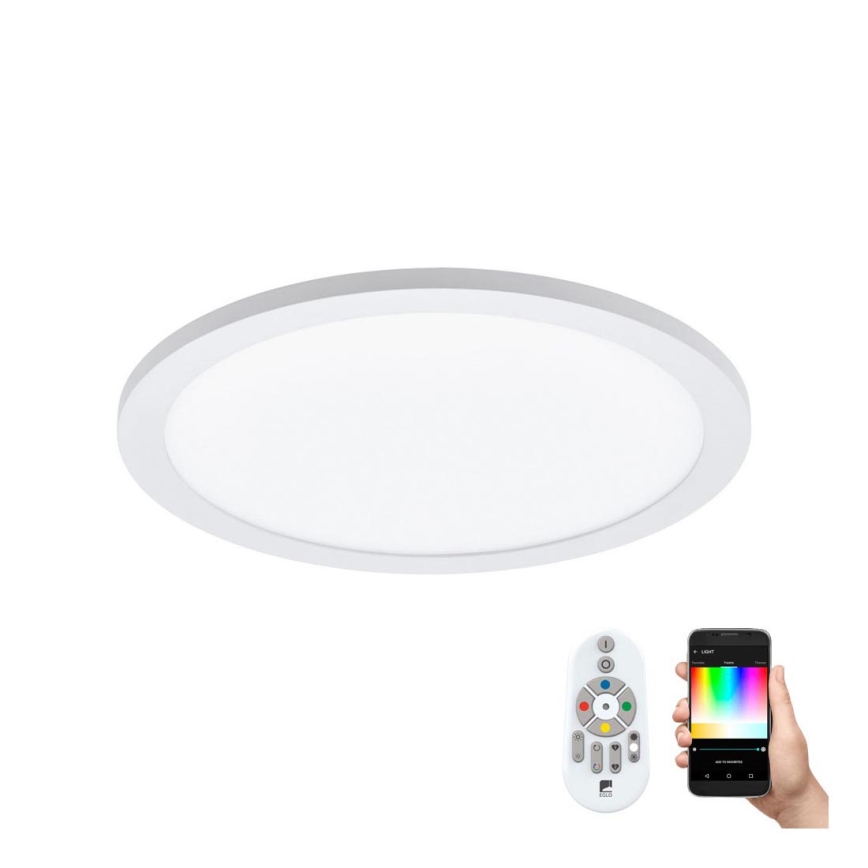 Eglo - LED RGBW Stmívatelné stropní svítidlo SARSINA-C LED/16W/230V + dálkové ovládání