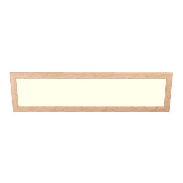Eglo - LED RGBW Stmívatelný přisazený/podhledový panel SALOBRENA-C WOOD LED/34W/230V 2700-6500K 34x124 cm hnědá + dálkové ovládání