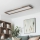 Eglo - LED RGBW Stmívatelný přisazený/podhledový panel SALOBRENA-C WOOD LED/34W/230V 2700-6500K 34x124 cm tmavě hnědá + dálkové ovládání