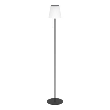 Eglo - LED Solární nabíjecí stojací lampa LED/2,3W/3,7V 3000/4000/6500K 1800 mAh IP44 černá
