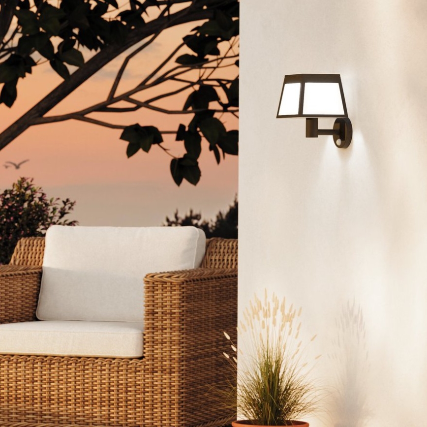 Eglo - LED Solární nástěnné svítidlo se senzorem LED/7,5W/3,7V IP44