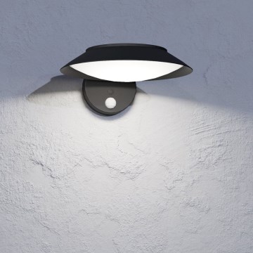 Eglo - LED Solární nástěnné svítidlo se senzorem LED/7W/3,7V IP44
