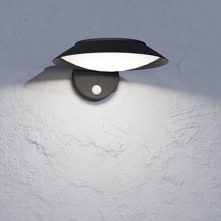 Eglo - LED Solární nástěnné svítidlo se senzorem LED/7W/3,7V IP44