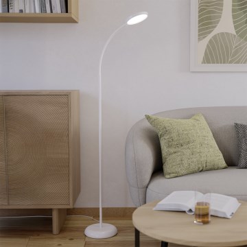 Eglo - LED Stmívatelná flexibilní stojací lampa LED/5,5W/230V 2700/4000/6500K bílá