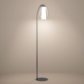 Eglo - LED Stmívatelná stojací lampa LED/7W/230V + LED/1,6W 2200-6500K černý chrom