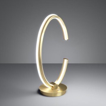 Eglo - LED Stmívatelná stolní lampa LED/12W/230V 2200-6500K zlatá