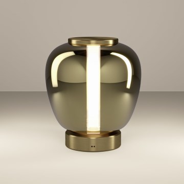 Eglo - LED Stmívatelná stolní lampa LED/5W/230V 2200-6500K zlatá