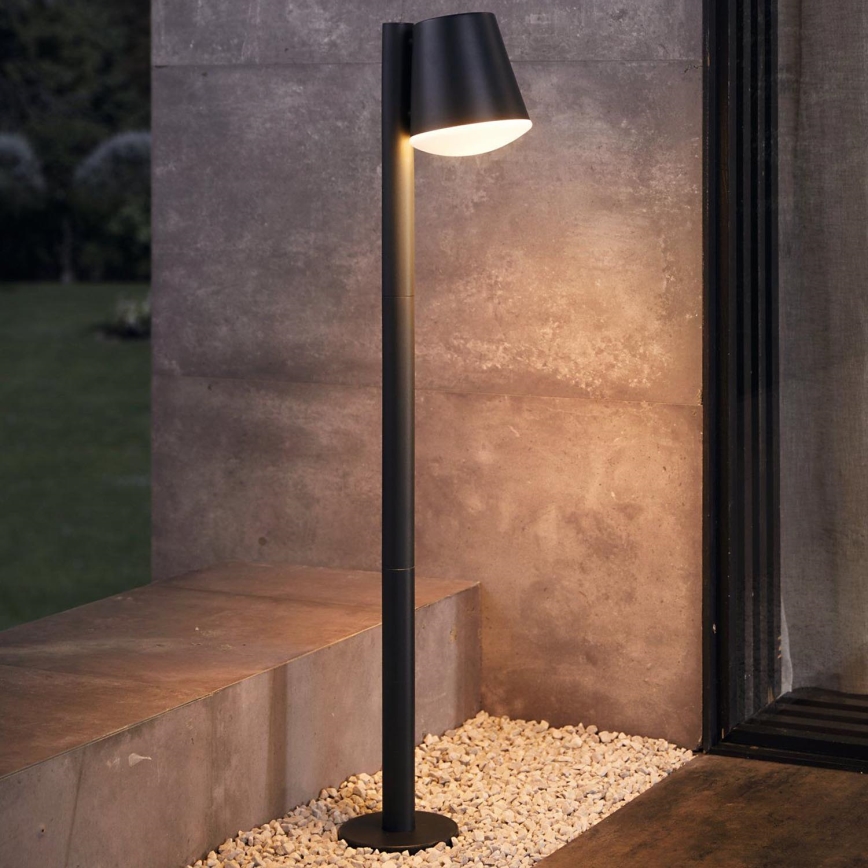 Eglo - LED Stmívatelná venkovní lampa CALDIERO-C 1xE27/9W/230V antracit IP44