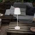 Eglo - LED Stmívatelná venkovní nabíjecí stolní lampa LED/3,8W/5V 2400/3000/4000K 2000 mAh IP44 bílá