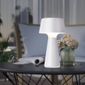Eglo - LED Stmívatelná venkovní nabíjecí stolní lampa LED/3W/5V 2200/3000/4000K 2000 mAh IP44 bílá
