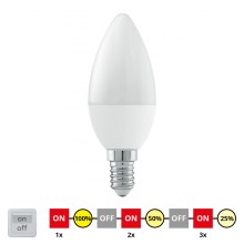 EGLO - LED Stmívatelná žárovka E14/6W/230V 3000K