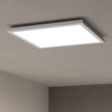 Eglo - LED Stmívatelné koupelnové stropní svítidlo LED/17,6W/230V 2700-6500K 39x39 cm IP44 bílá + dálkové ovládání