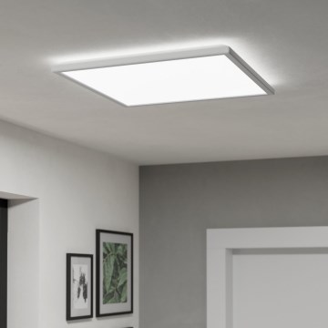 Eglo - LED Stmívatelné koupelnové stropní svítidlo LED/17W/230V 2700-6500K 50x50 cm IP44 bílá + dálkové ovládání