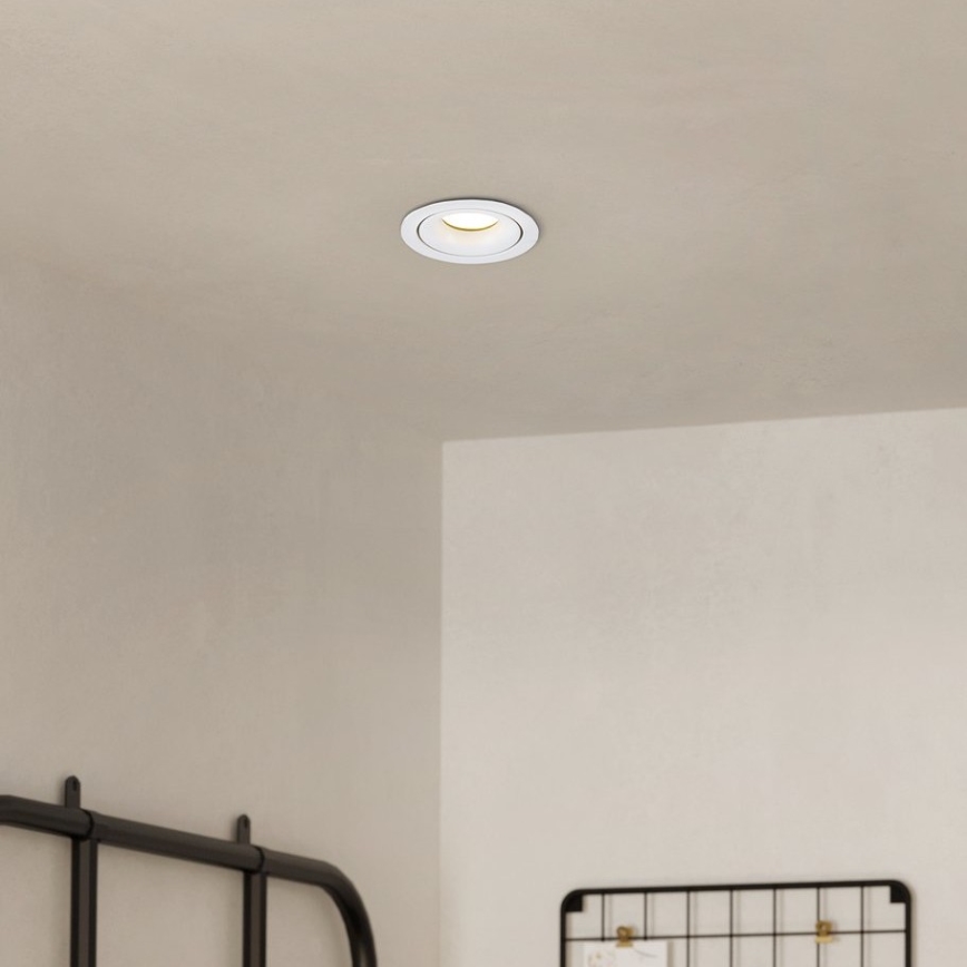 Eglo - LED Stmívatelné podhledové svítidlo LED/4,9W/230V bílá