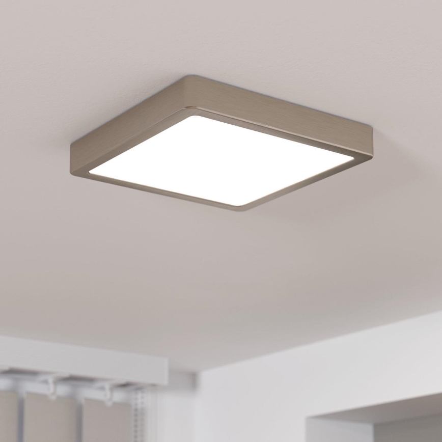 Eglo - LED Stmívatelné stropní svítidlo LED/17W/230V matný chrom