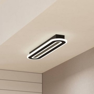 Eglo - LED Stmívatelné stropní svítidlo LED/20W/230V 2700-6500K černá + dálkové ovládání