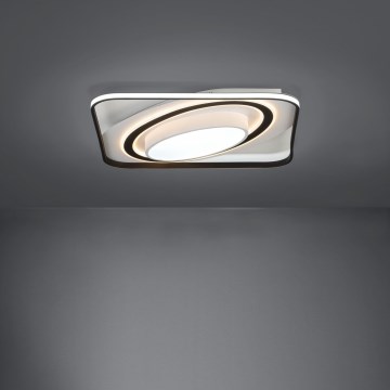 Eglo - LED Stmívatelné stropní svítidlo LED/28W/230V+LED/13W+ LED/2,8W 3000-6500K černá + dálkové ovládání